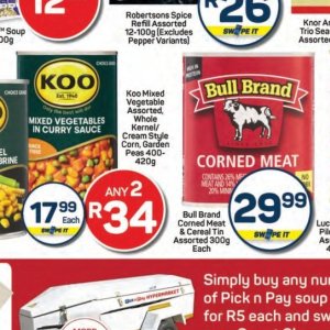 Cream at Pick n Pay Hyper
