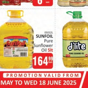 Sunflower oil at Kit Kat Cash&Carry