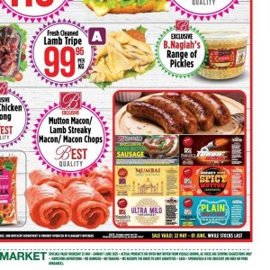 Sausage at Fruit & Veg City