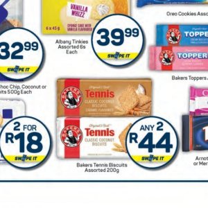 Biscuits at Pick n Pay Hyper