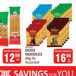 Noodles at Kit Kat Cash&Carry