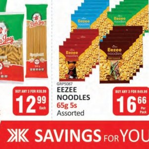 Noodles at Kit Kat Cash&Carry
