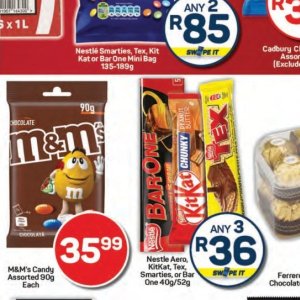 Chocolate at Pick n Pay Hyper