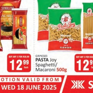 Pasta at Kit Kat Cash&Carry
