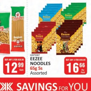 Noodles at Kit Kat Cash&Carry