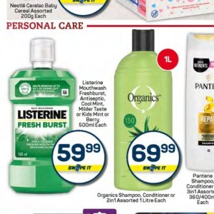 Mouthwash listerine  at Pick n Pay Hyper
