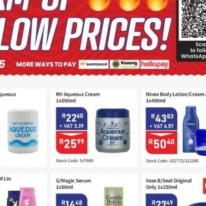 Cream at Africa Cash and Carry