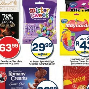 Chocolate at Pick n Pay Hyper