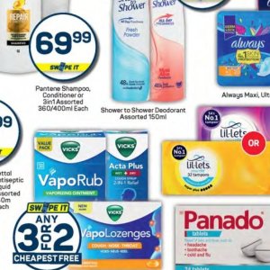 Shower at Pick n Pay Hyper