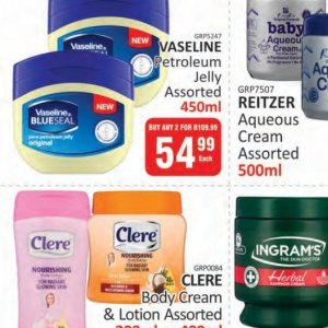 Petroleum jelly at Kit Kat Cash&Carry