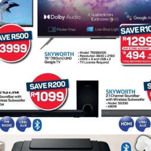 TV set at Pick n Pay Hyper