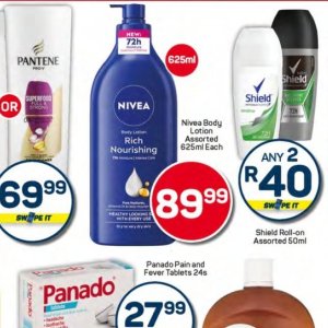 Body lotion nivea  at Pick n Pay Hyper