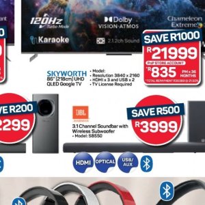 TV set at Pick n Pay Hyper