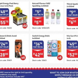 Switch at Africa Cash and Carry