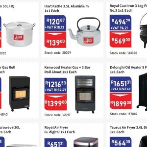 Heater at Africa Cash and Carry