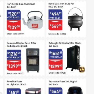 Heater at Africa Cash and Carry