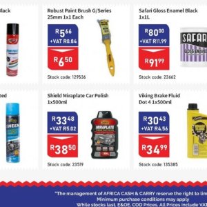 Car polish at Africa Cash and Carry