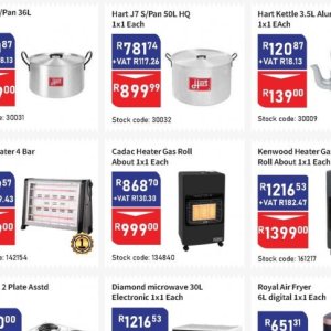 Heater at Africa Cash and Carry