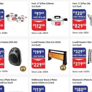 Heater at Africa Cash and Carry