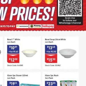 Bowl at Africa Cash and Carry