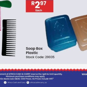 Box at Africa Cash and Carry