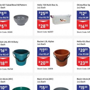 Bucket at Africa Cash and Carry