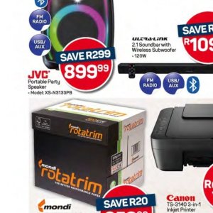 Speaker at Pick n Pay Hyper