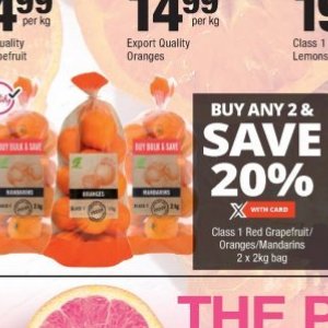 Oranges at Checkers