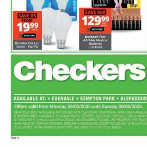 Seafood at Checkers Hyper