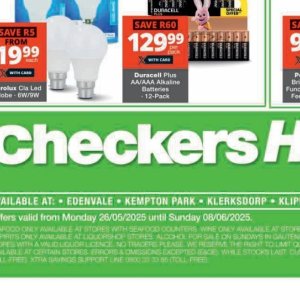 Seafood at Checkers Hyper