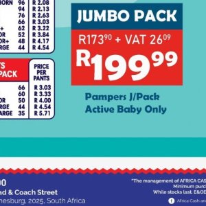   at Africa Cash and Carry
