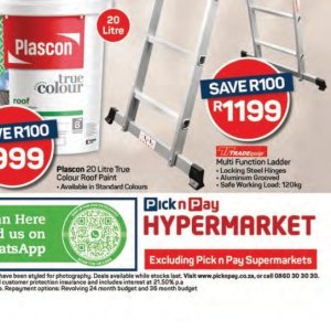 Ladder at Pick n Pay Hyper
