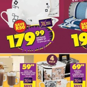 Dinner set at Shoprite