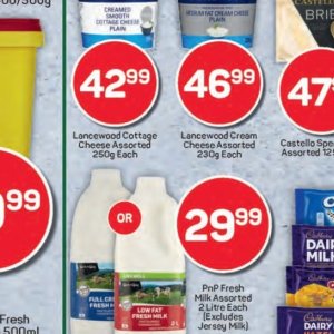 Cottage cheese at Pick n Pay Hyper