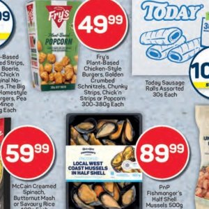 Schnitzel at Pick n Pay Hyper