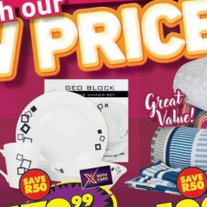 Dinner set at Shoprite
