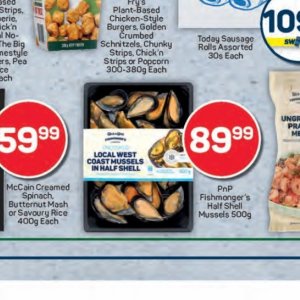 Mussels at Pick n Pay Hyper