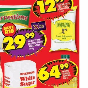 Cream at Shoprite