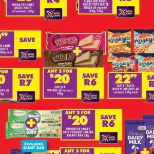 Chocolate at Shoprite