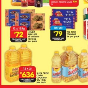 Biscuits at Shoprite