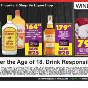 Gin at Shoprite