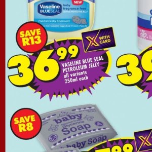 Petroleum jelly at Shoprite