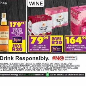 Wine at Shoprite