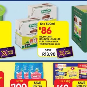 Cream at Shoprite