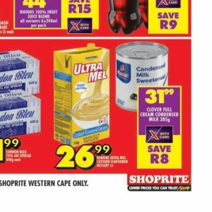 Dessert at Shoprite