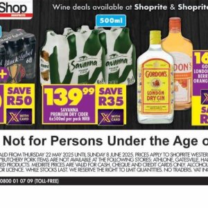 Cider at Shoprite