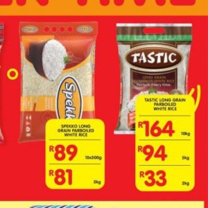 Rice at Shoprite