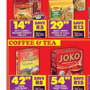 Coffee at Shoprite
