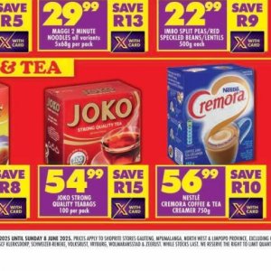 Tea at Shoprite
