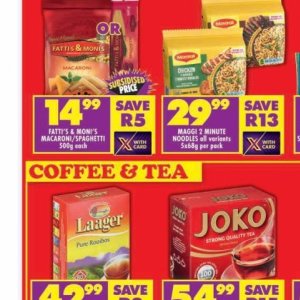Spaghetti maggi  at Shoprite